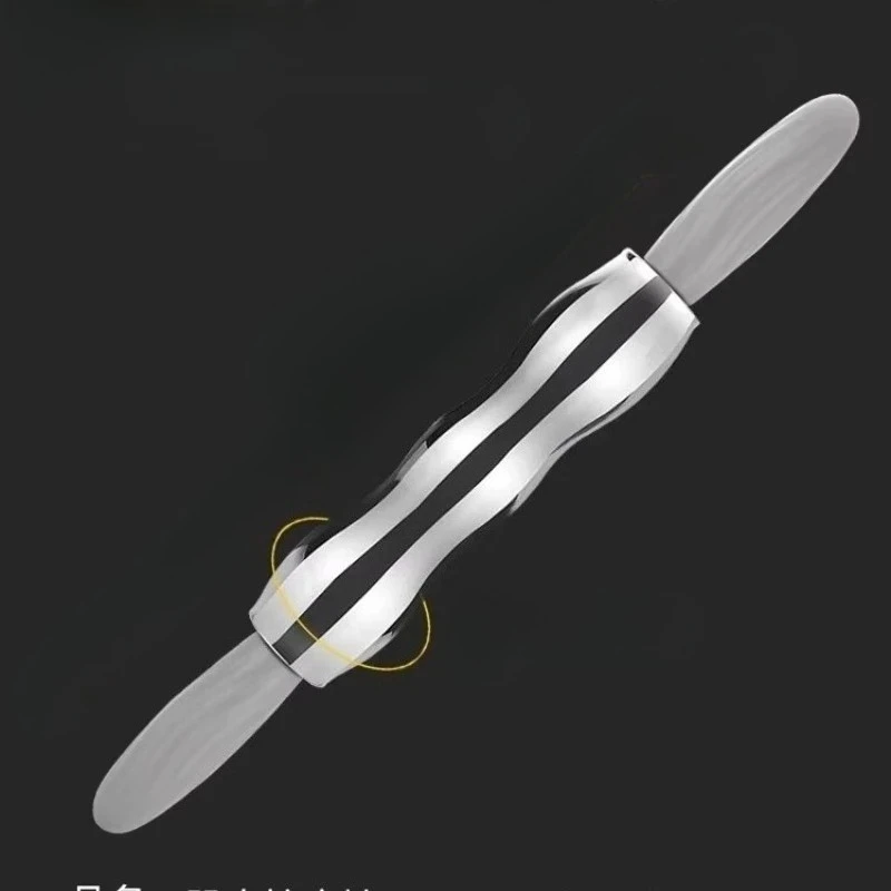 

Массажный ролик из нержавеющей стали, тонкий массажер для расслабления мышц икры, фасциальная палочка для поясничного отдела позвоночника, успокаивающее оборудование для йоги, массажеры для тела