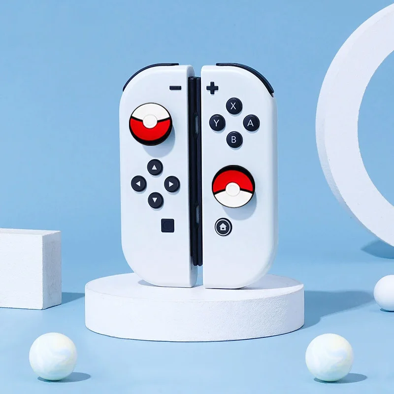 2 قطعة نينتندو NS التبديل/لايت/OLED الإبهام قبضة غطاء ل Joy Con التبديل تحكم عصا التحكم غطاء سيليكون المطاط الإبهام قبضة كاب