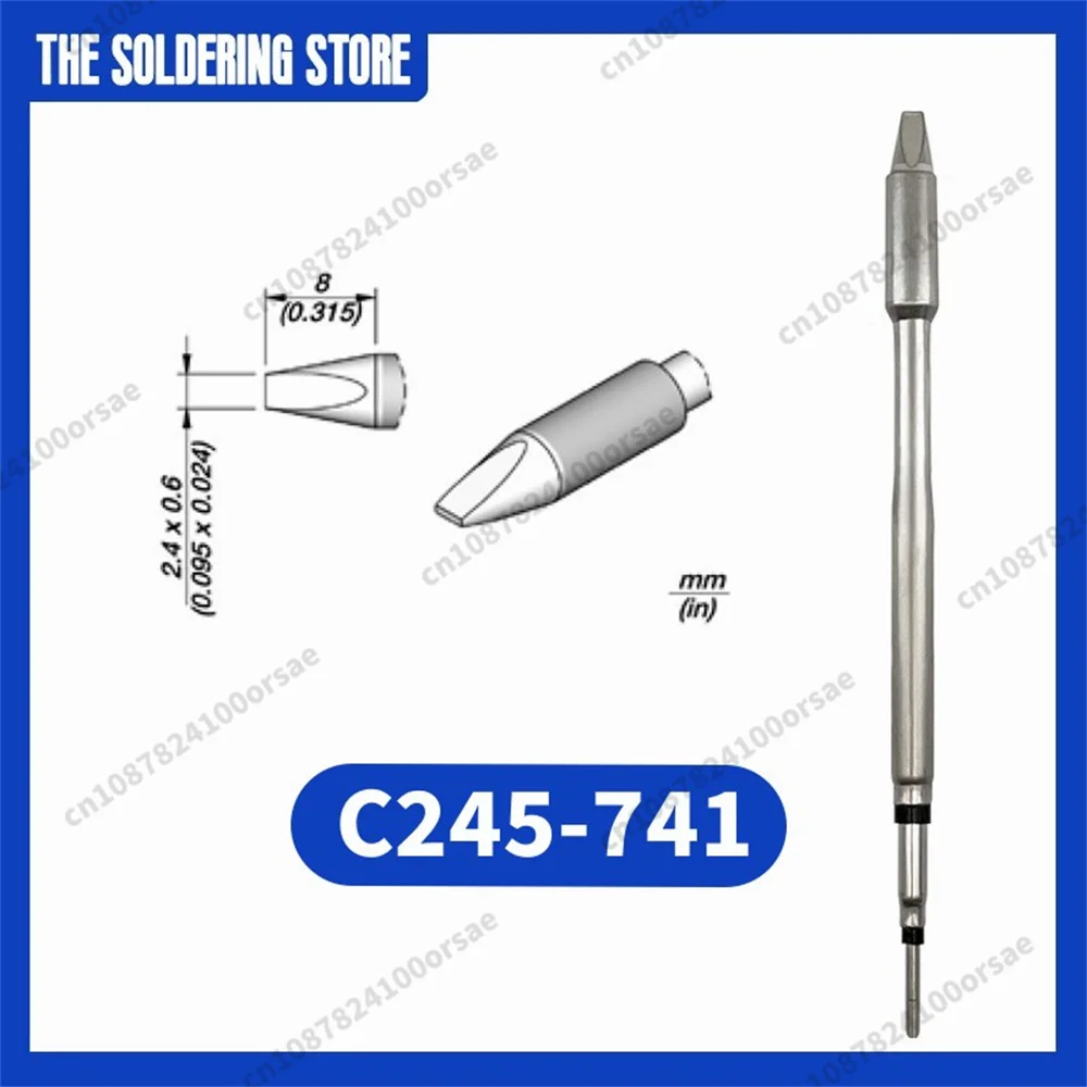 

C245 741 Cartridge for JBC SUGON AIFEN A9/A9pro T245 Soldering Handle, жало C245 Tip Replacement Accessory Tool