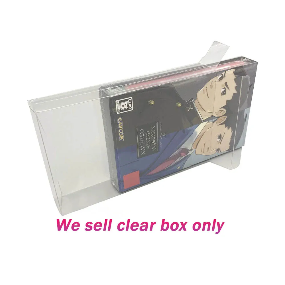 Transparent PET Protective cover For SWITCH NS The Great Ace Attorney game special edition limited clear display storage box