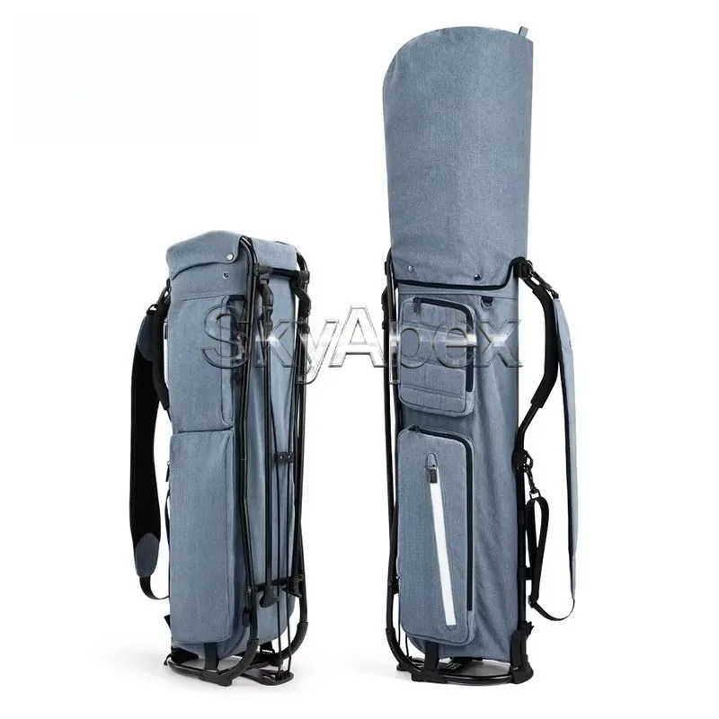Stable Support Golf Stand Bag Wear Resistant Lightweight Portable 4 Way Divider Impact Resistant For Complete Golf Club Storage