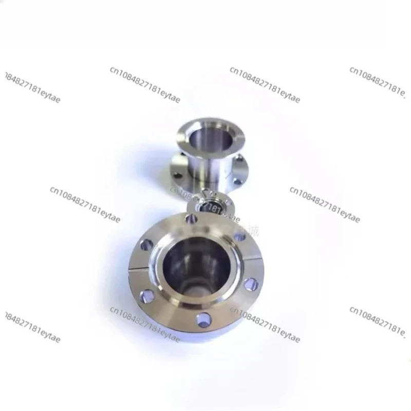 CF-KF vacuum 304 stainless steel reducing flange joint accessories, conical reducing joint, vacuum reducing pipe joint pipe