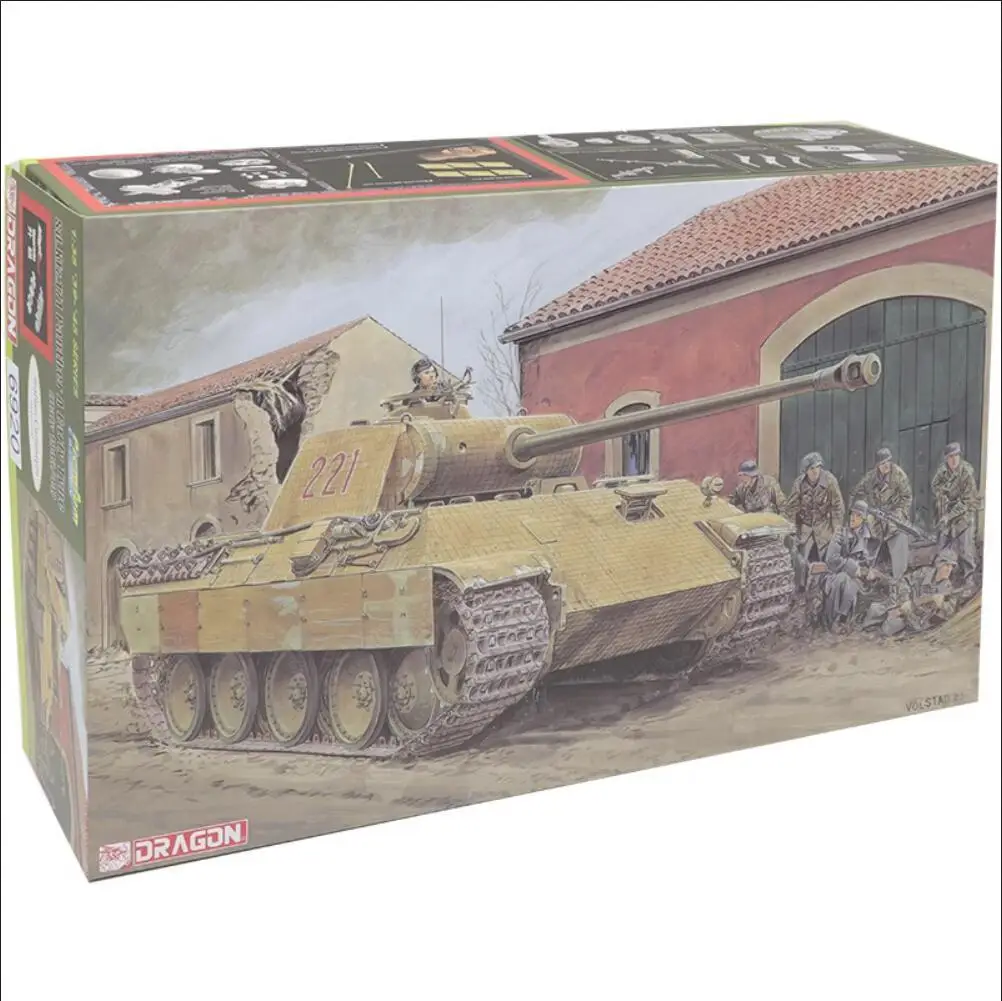 Dragon 6920 1/35 Scale Sd.Kfz.171 Panther Ausf.A Italy1943/44 Tank Model Kit