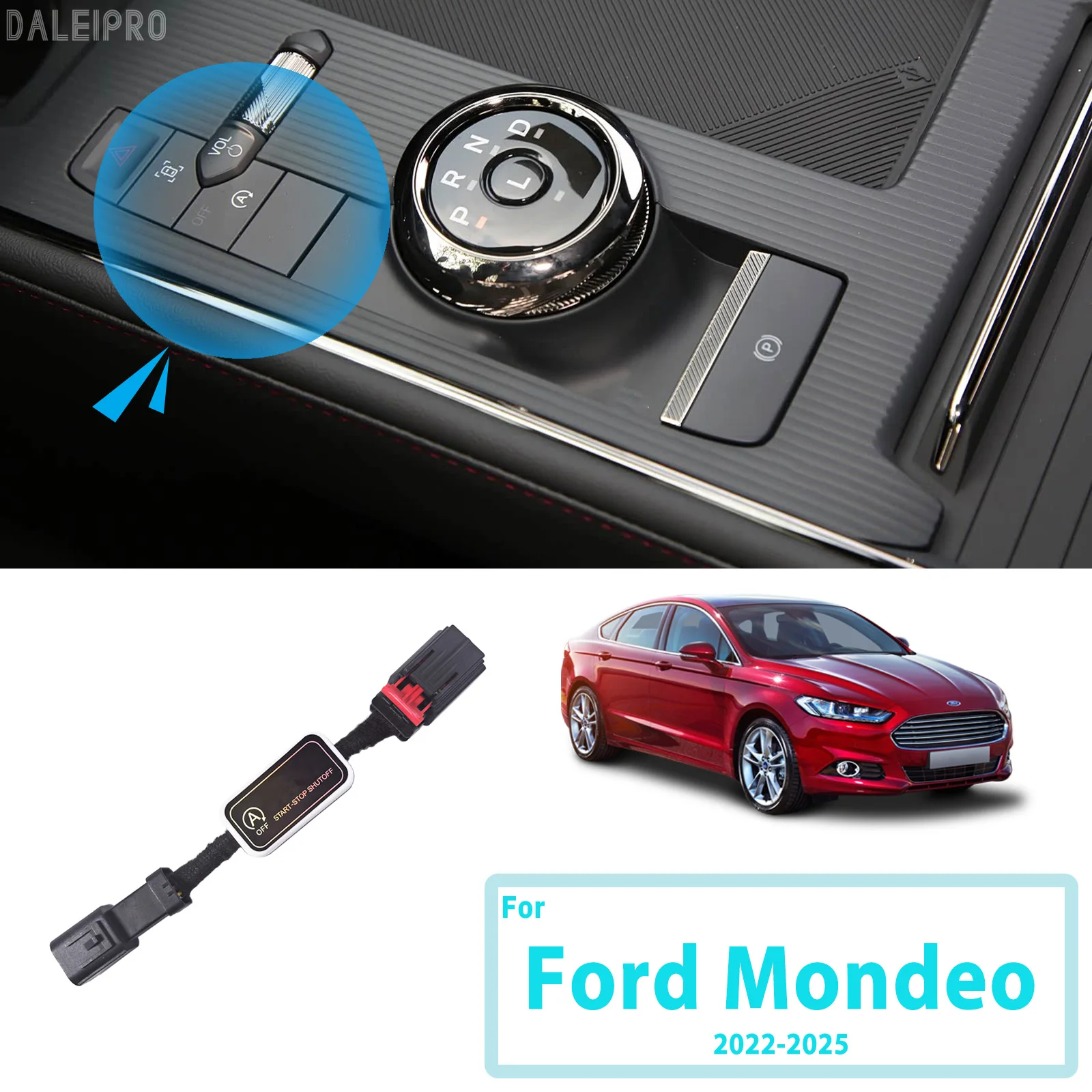 

For Ford Mondeo Fusion 2022-2024 2025 Automatic Stop Start Engine System Disable Smart Shut Down Car Auto Start Stop Eliminator