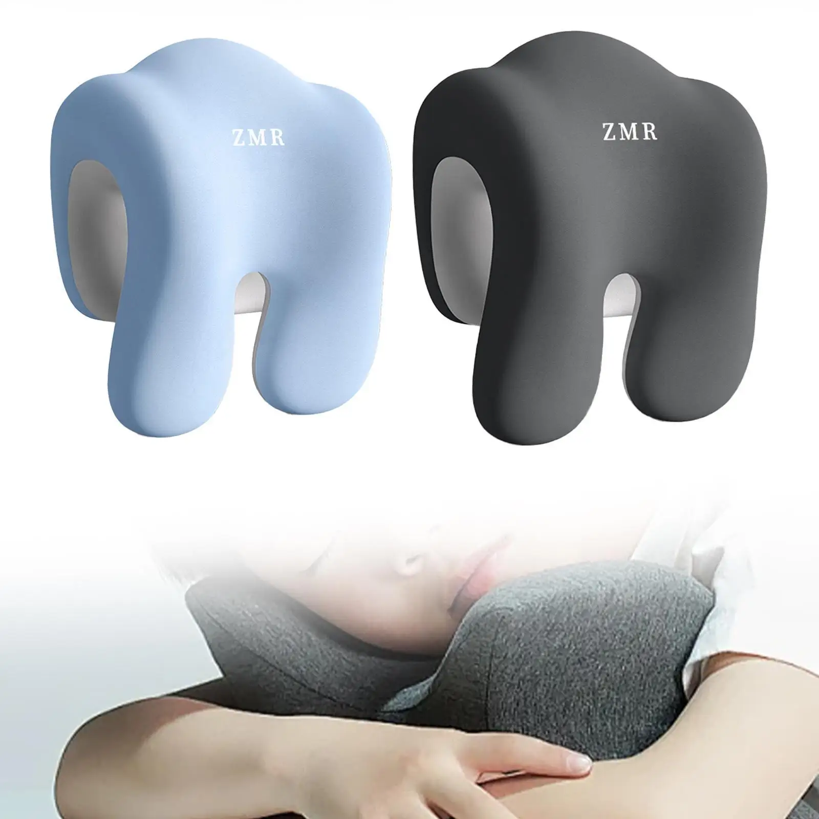 Desk Sleeping Napping Pillow Lunch Break Pillow Skin Friendly Chair Rest Pillow Washable with Zipper Multi Use Neck Cushion