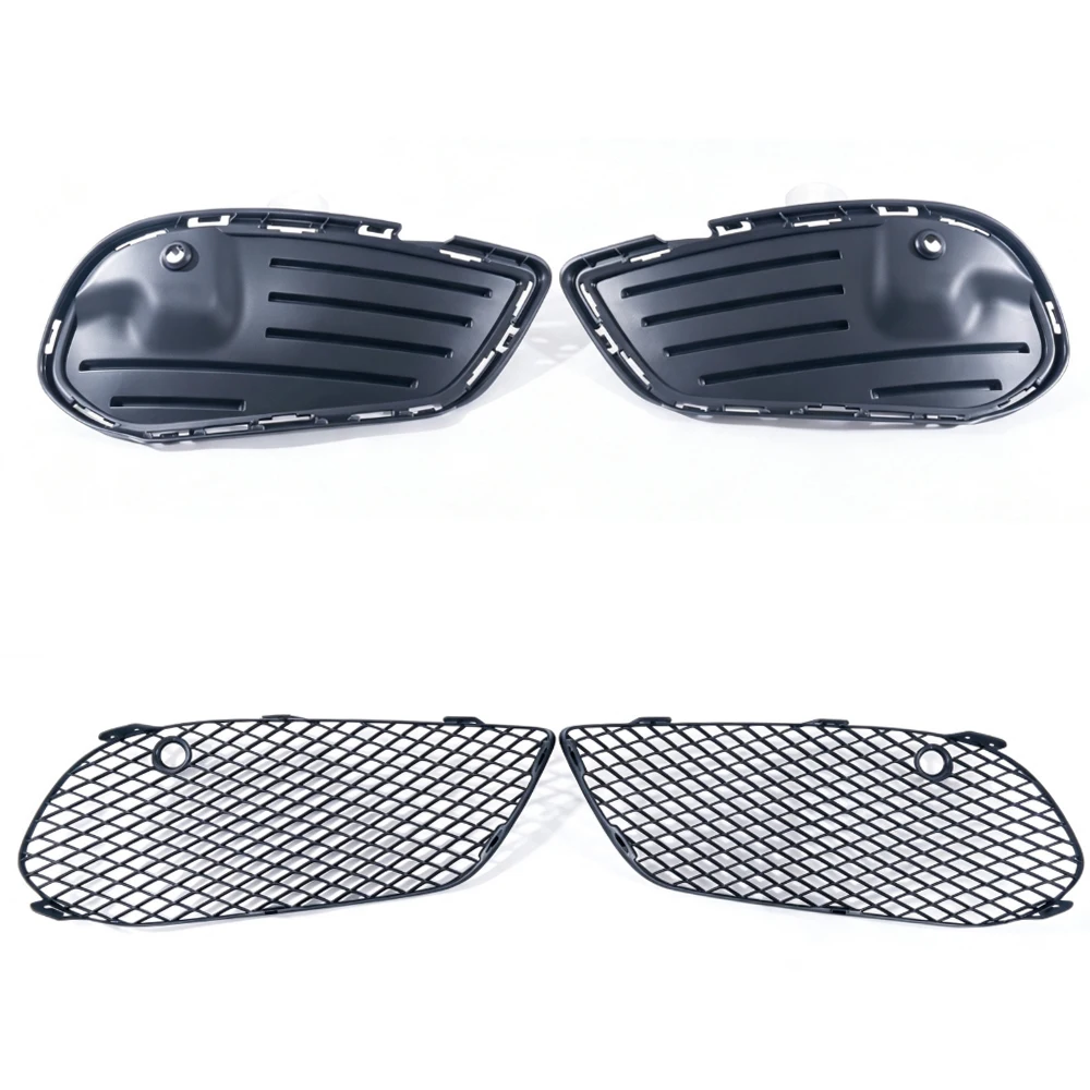 For Mercedes Benz C Class AMG Line W205 S205 C205 Pre-Lci Front Lower Grill Fog Light Grille Radiator Camera Cover Base Bracket
