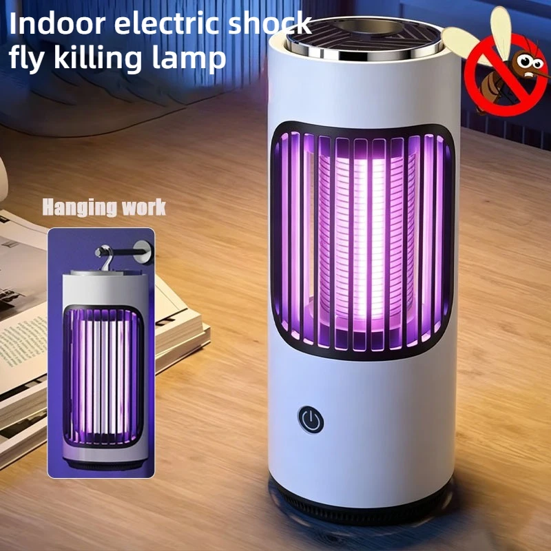 

1PC Electric Shock Mosquito Zapper Lamp Indoor for Family Baby and Pregnant Woman Light Wave Lure Fly Killer Trap