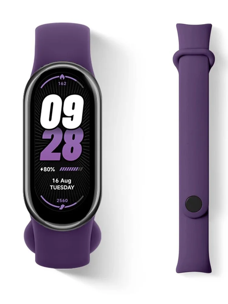 Soft Silicone Strap for Xiaomi Mi Band 10 Sports Smart Bracelet Wristband Mi Band 8 9 NFC Replacement New Band Accessories Belt