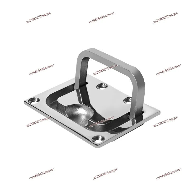 

Stainless Steel Square Handle, Marine Hardware Fittings 316 Stainless Steel Square Floor Buckle Deck Buckle