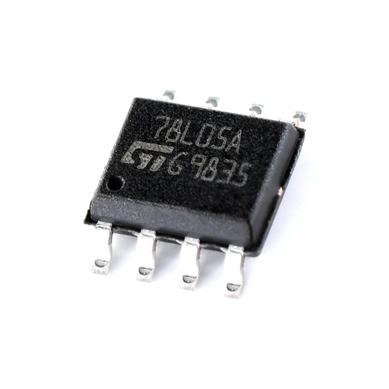 10 Pcs L78L05ACD13TR SOP-8 SOIC-8 Silk Screen 78L05A Chip IC