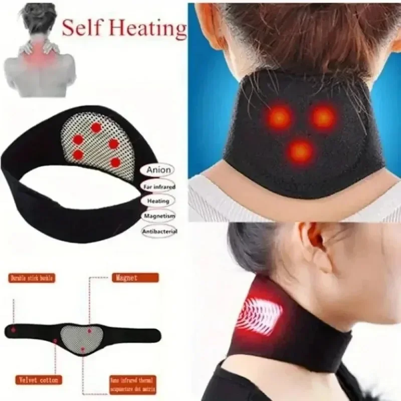 

Heating Neck Medium Soft Portable Cervical Pillow With Spontaneous Heat Therapy for Tingling, Pain ,Protecting Cervical Spine///