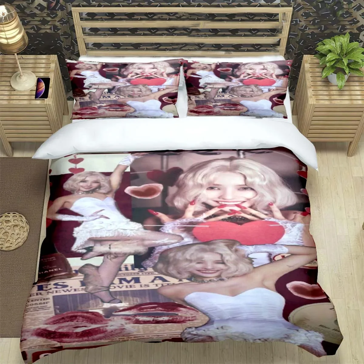

Korean Kpop Girl Group-Yuqi-SoyeonMiyeon-Suyin-Shuhua Print Bedding Set Duvet Cover Comforter Bed Youth Kids Girl Boys Gift