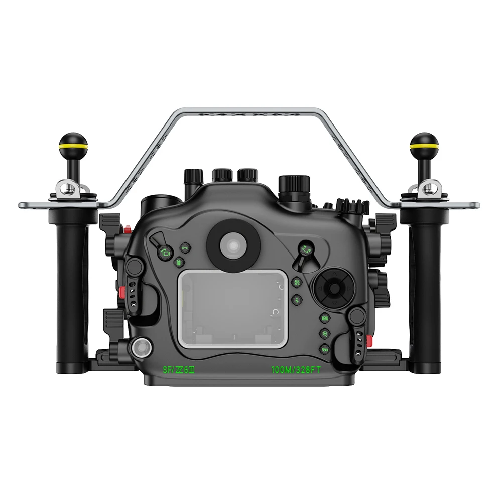 Seafrogs SF13003 Professional 100M Waterproof Camera Housing Aluminum Alloy Camera Case Body For Nikon Z6III Diving Case Body