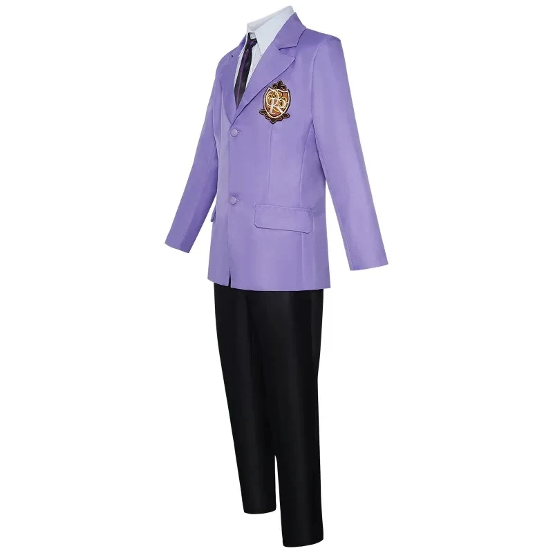 

Anime Ouran High School Host Club Fujioka Haruhi Ootori Kyouya Suou Tamaki Uniform Suit Women Men Cosplay Costume