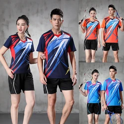 Badminton sport shirts,quick dry Table Tennis Uniforms Kit Short Sleeved T-shirt,Tennis Shirts, fitnesslife  Badminton t-Shirts