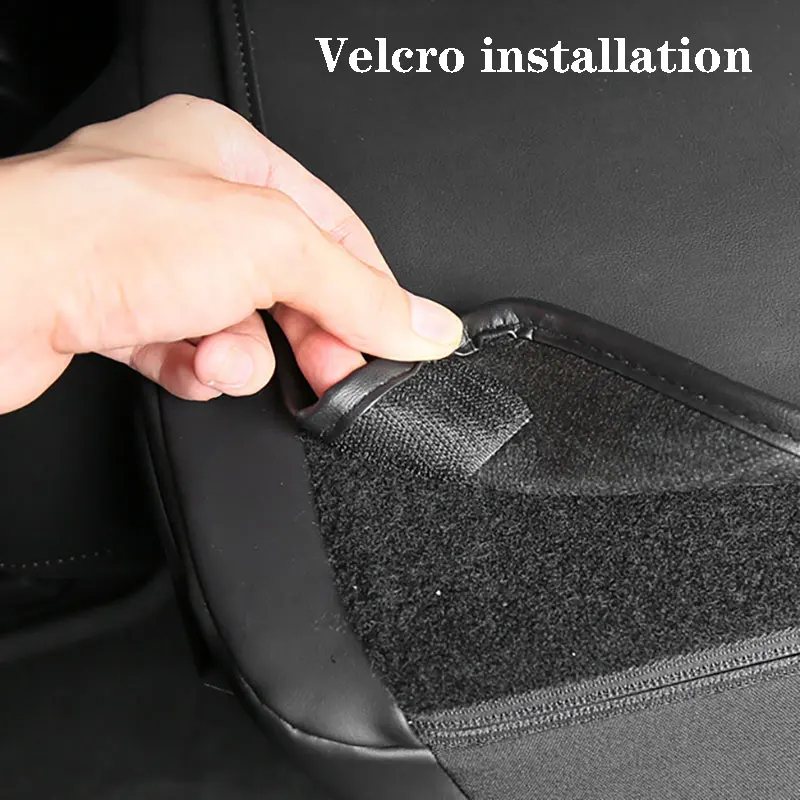 Rear Seat Protection Pads For Tesla Model 3 Y 2017-2023 Rear Trunk Seats Back Mats Leather Pet Mats