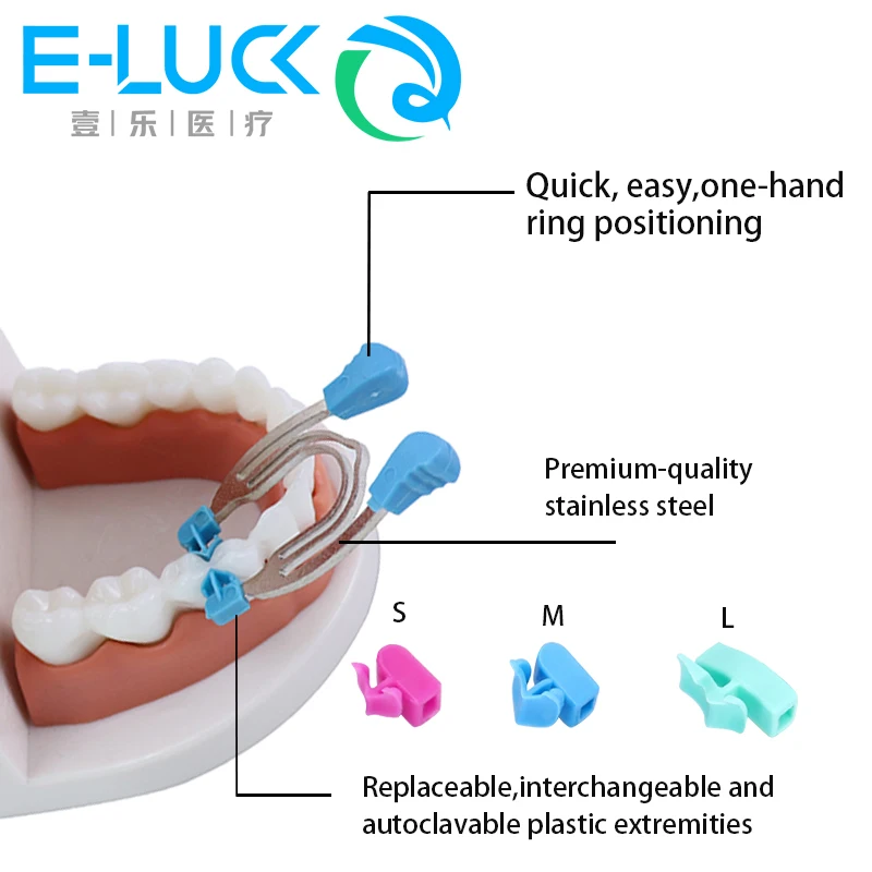 Dental Matrix Clip Kit Sectional Contoured Matrices Clamps Contoured Matrices Clamps Wedges Metal Spring Dentist Newest Type
