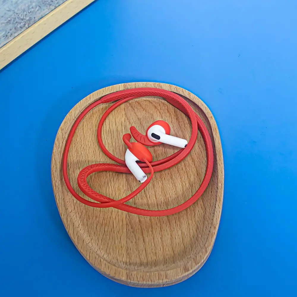 New Silicone Earphone Anti-Lost Rope Anti-lost Replacement Neck Strap Hanging Holder Lanyard for AirPods 4