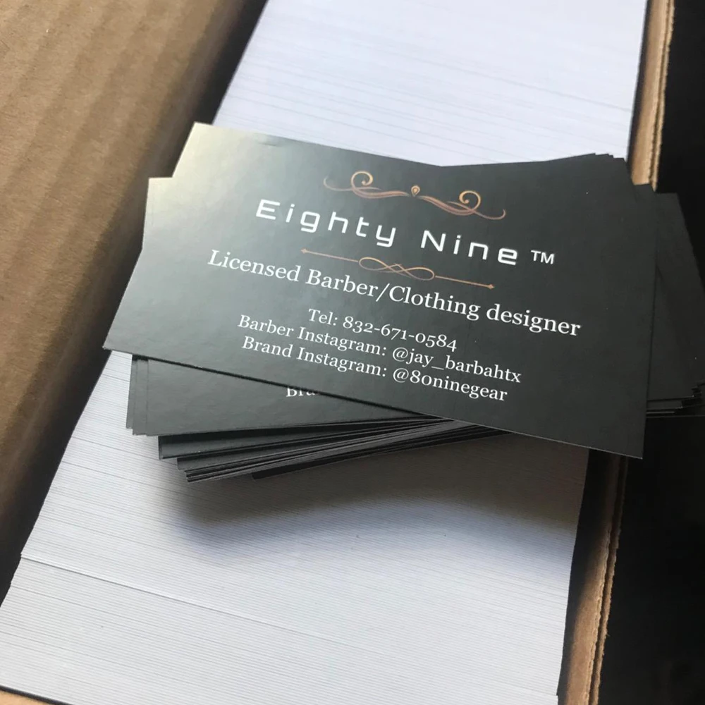 Custom Premium Business cards Thank You For Your Order Gift decoration card Personalized logo Business Wedding invitation