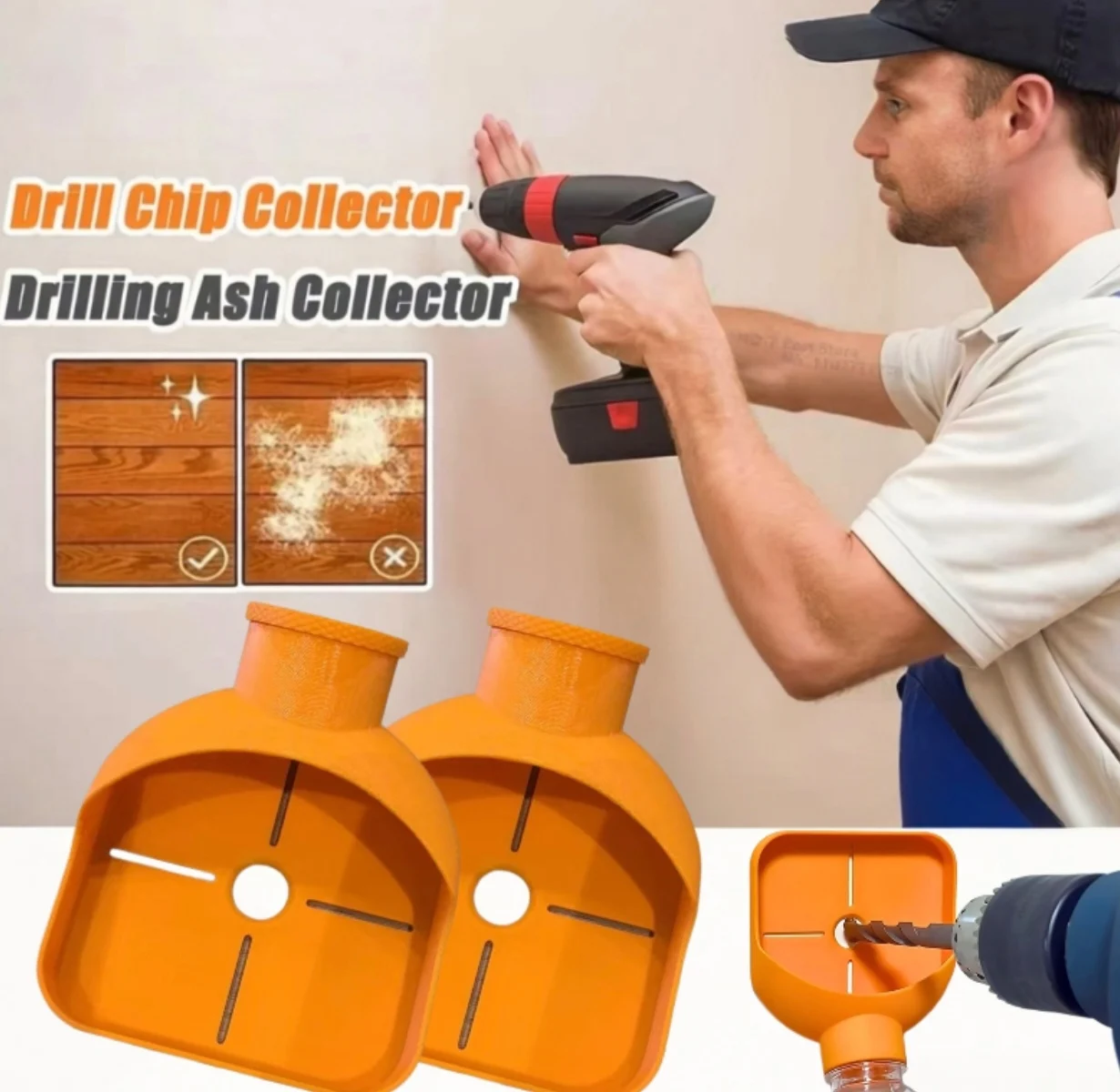 New Electric Drill Dust Cover Bottle Ash Bowls Impact Hammer Dust Collector Drilling Dustproof Devices Power Tools Accessories