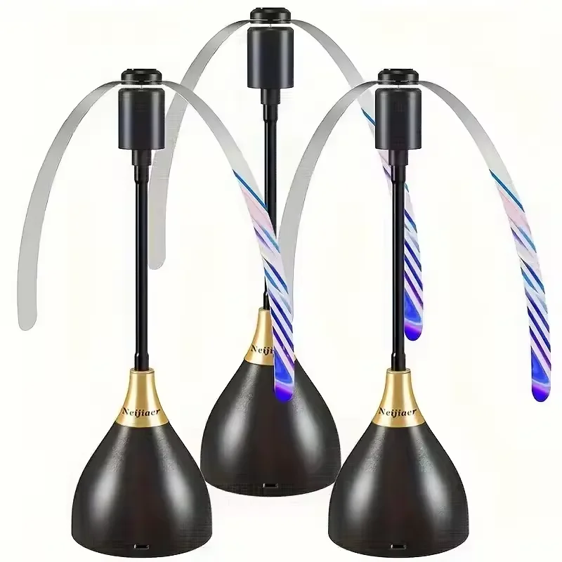 2/3pcs Portable Fly Repellent Fan For Tables Effective Fly Drive Fans Keep Flies Away With Soft Blades Picnic BBQ Party Fly Fan