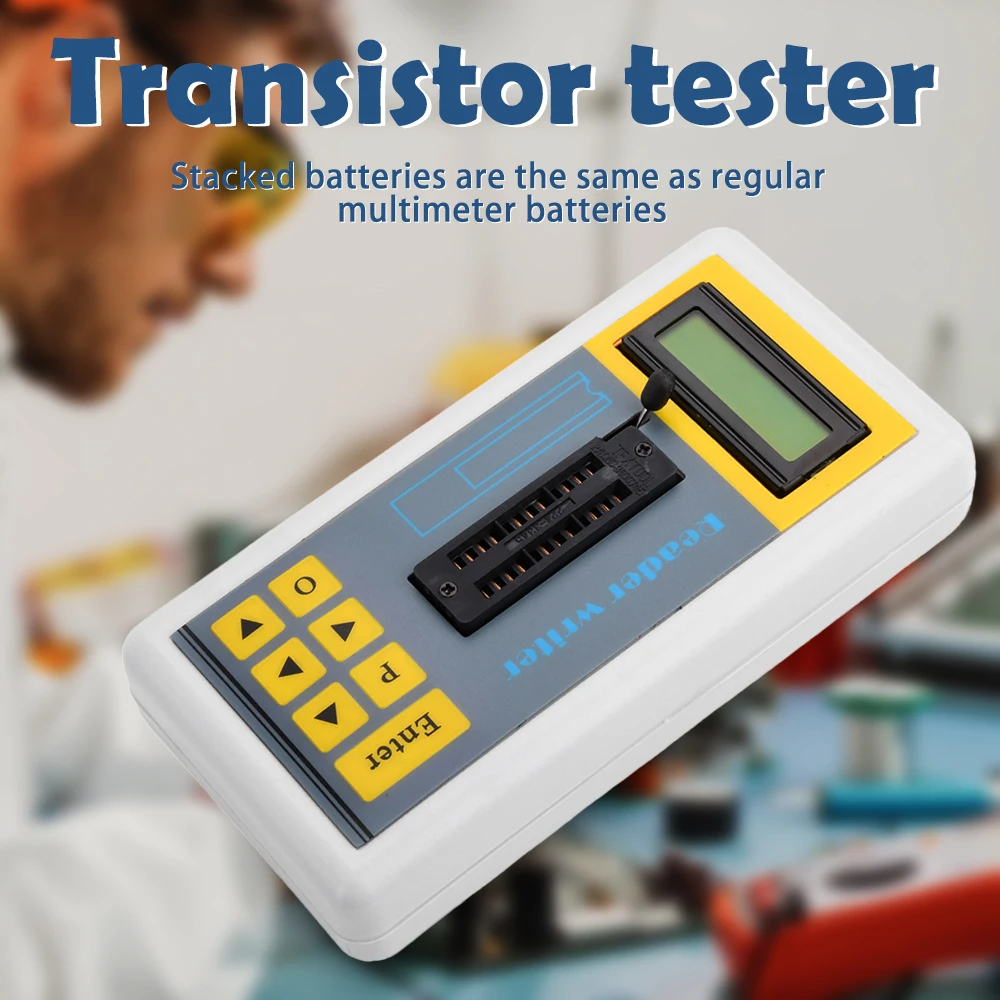 Integrated Circuit IC Chip Tester Digital Transistor Tester Diode Triode Tester Resistor Inductor Automatic Checker Detector