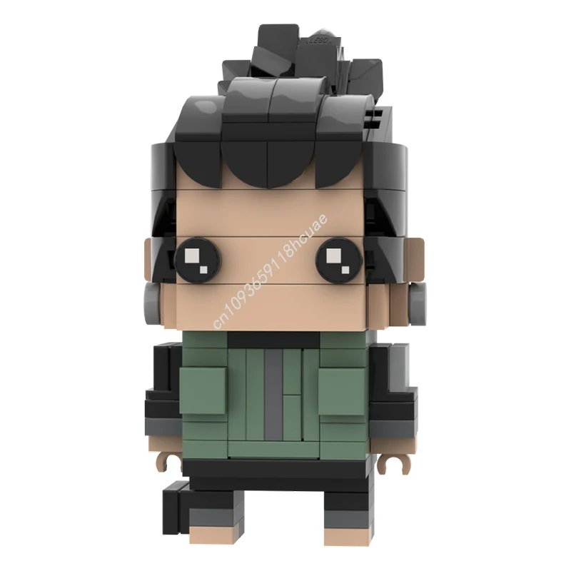 

173 шт. MOC Nara Shikamaru Brickheadz модель строительные блоки кирпич DIY креативные детские игрушки образование рождественские подарки