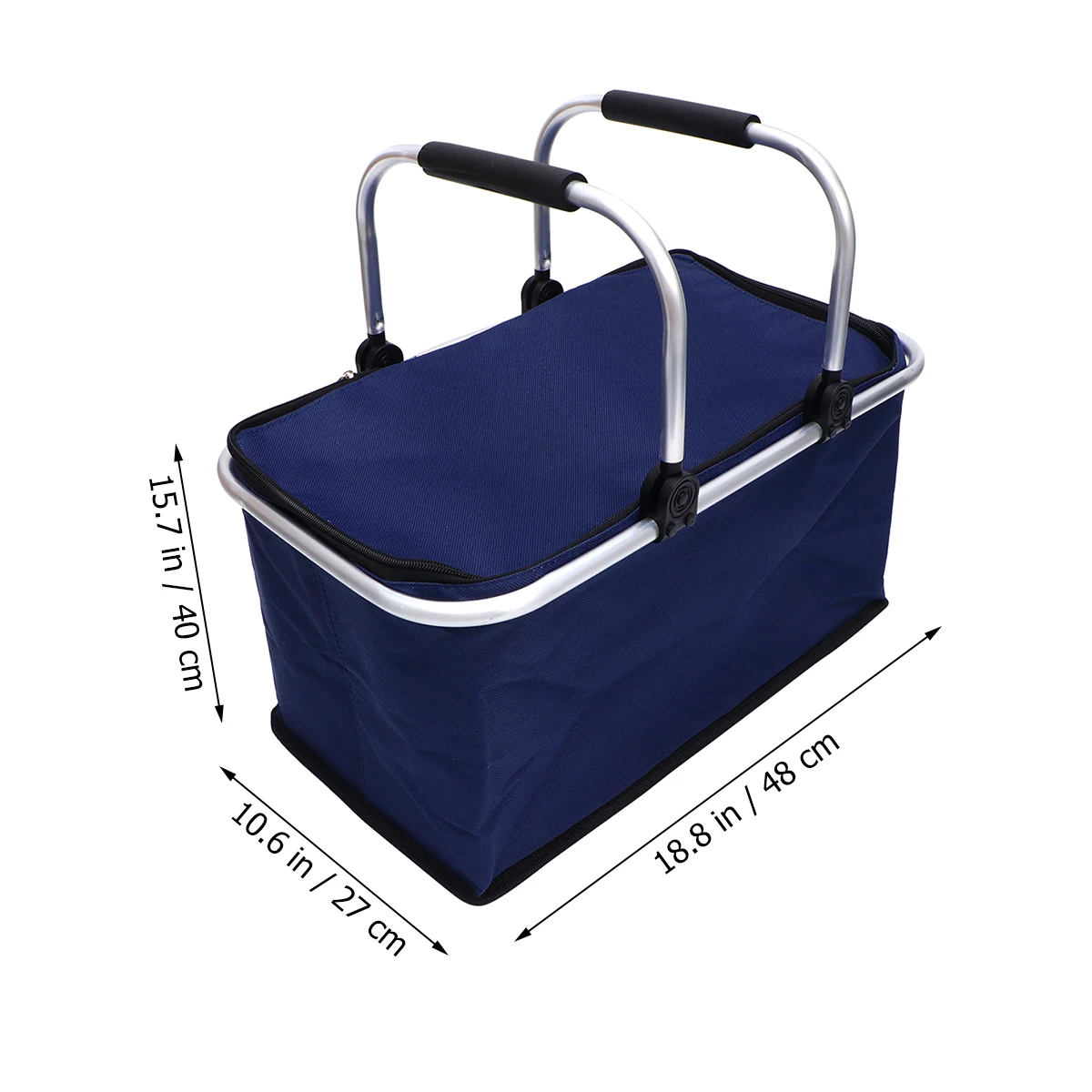 

Portable Large Capacity Insulated Cooler Thermal Box Outdoor Lunch Bag Food Preservation Container Picnics Beach