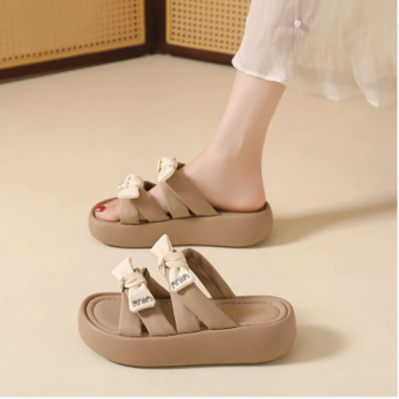 

Новые летние женские шлепанцы 2026 года с бантом: модные и универсальные