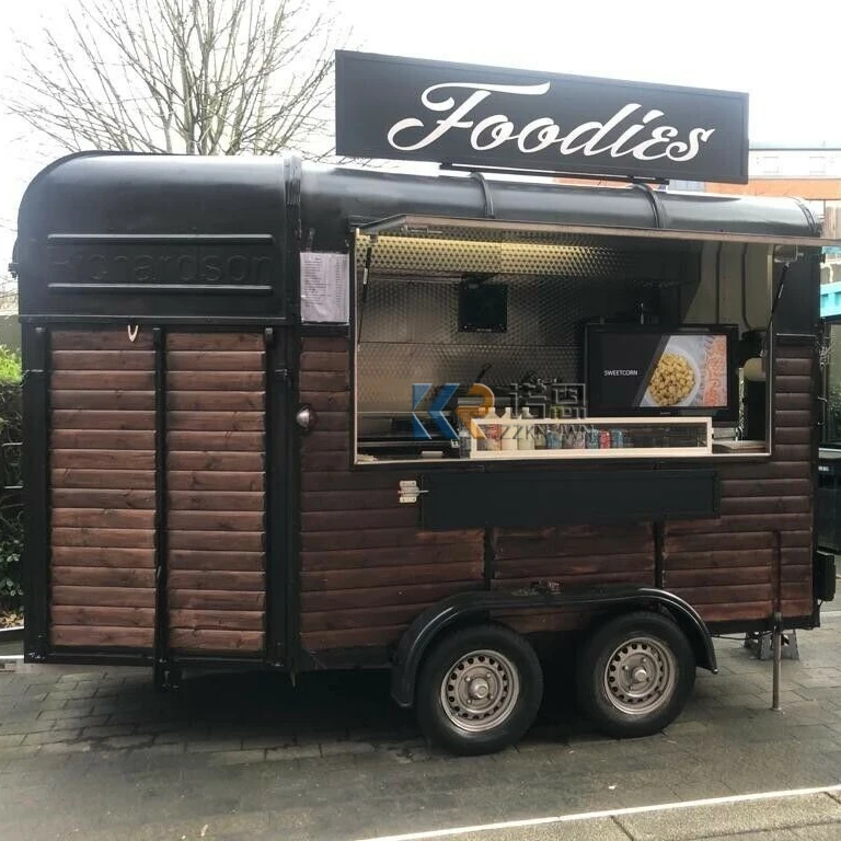 Roestvrijstalen Luifel Tent Luchtstroom Food Truck Fast Food Kar Ce Goedgekeurd Mobiele Shoarma Food Truck Te Koop