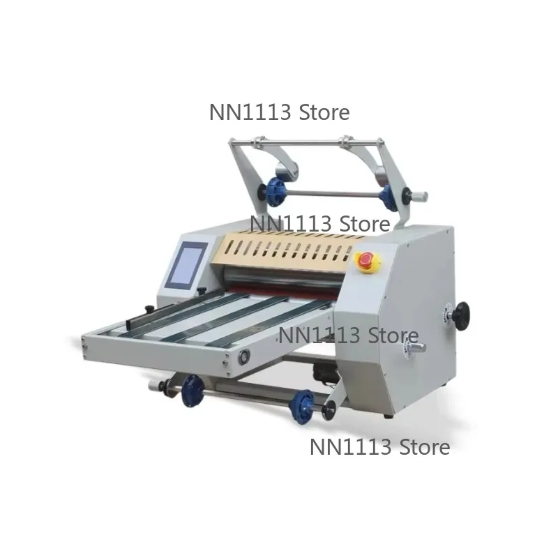 Multi Functional Laminating Machine, Leather Cutting Machine, Belt Feeding, Steel Roller Heating and Temperature Control