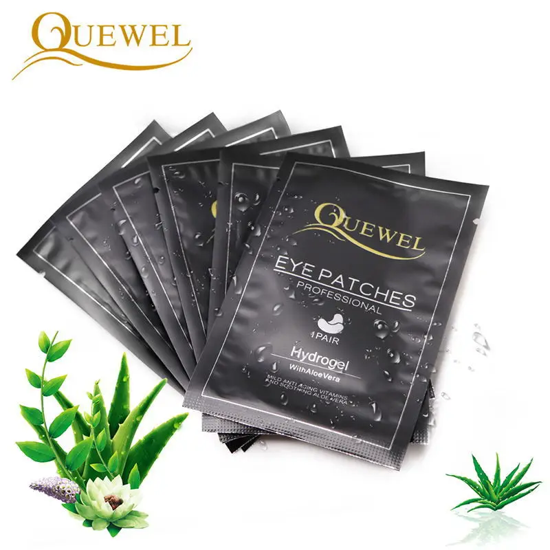 Quewel-رقع تمديد الرموش ، 50 زوجًا ، لوازم إطالة الرموش ، أدوات احترافية لتطعيم الرموش