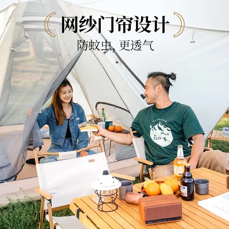 Уличная автоматическая палатка, портативная складная индийская полевая палатка, хлопковая пирамида с защитой от дождя и солнца