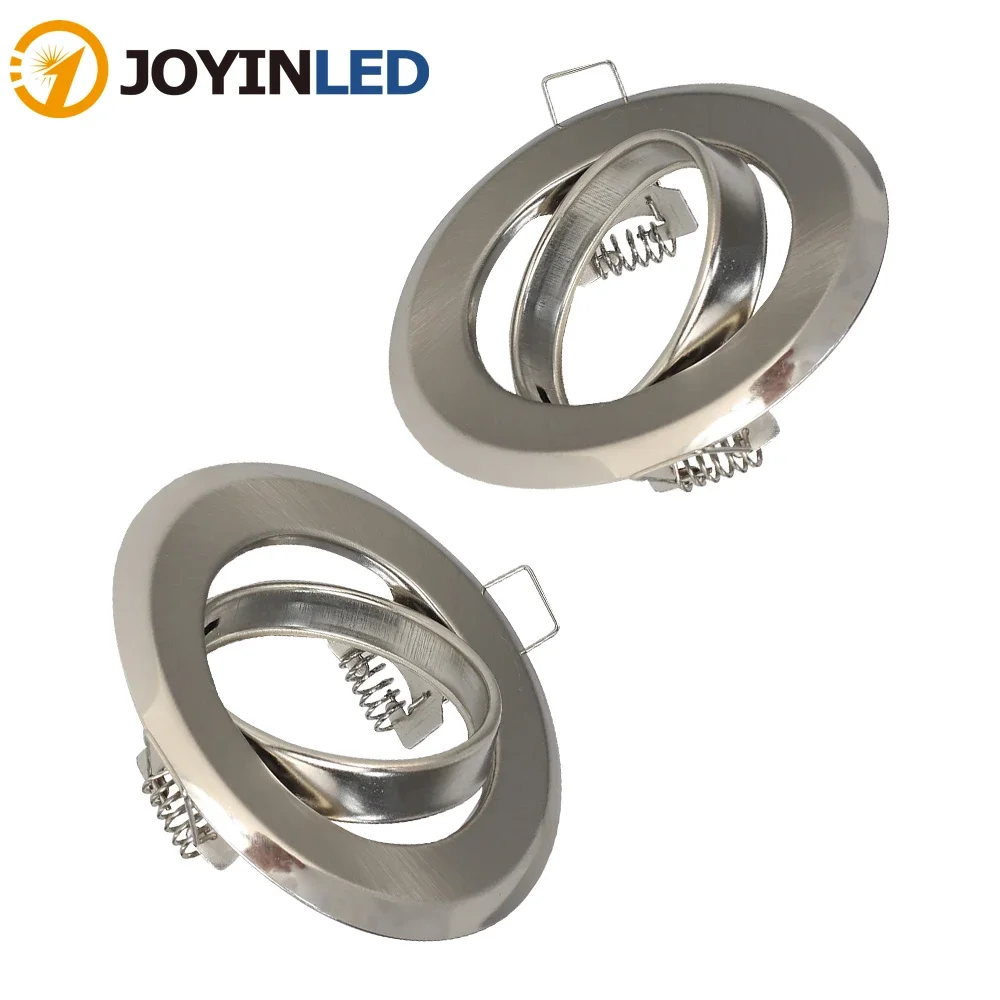 LED Recessed Downlight Frame GU10 MR16 Housing 2/4/6pcs Recessed GU10/MR16 LED Downlight Mounted Frame Lamp Holder Ceiling