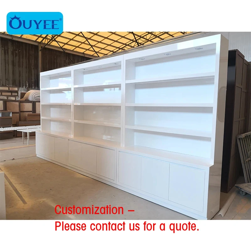 custom.Modern High Quality Wooden Wine Display Cabinet Rotating Bar Liquor Shelving Showroom Matt Steel Iron Ma