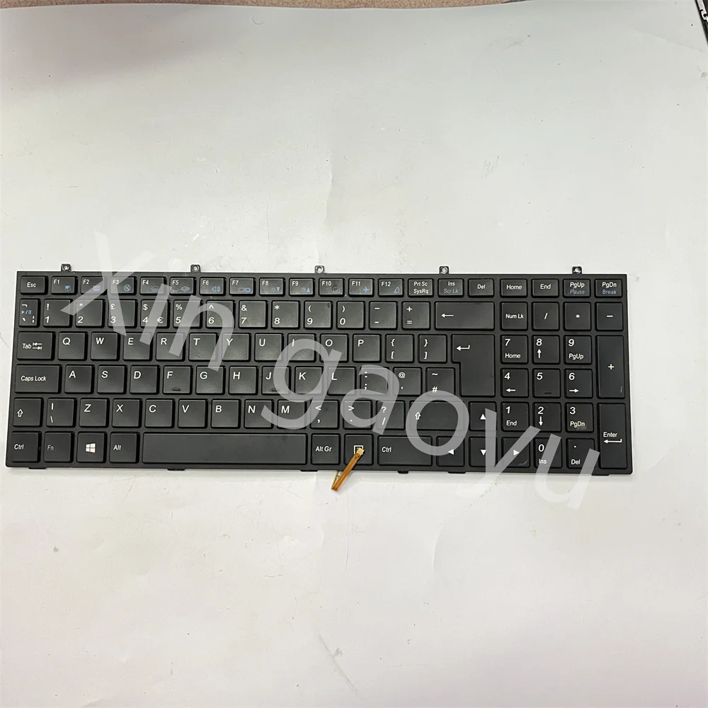 

Original FOR Clevo keyboard 6-80-W67C0-190 MP-13H86GBJ4309 UK Free Shipping