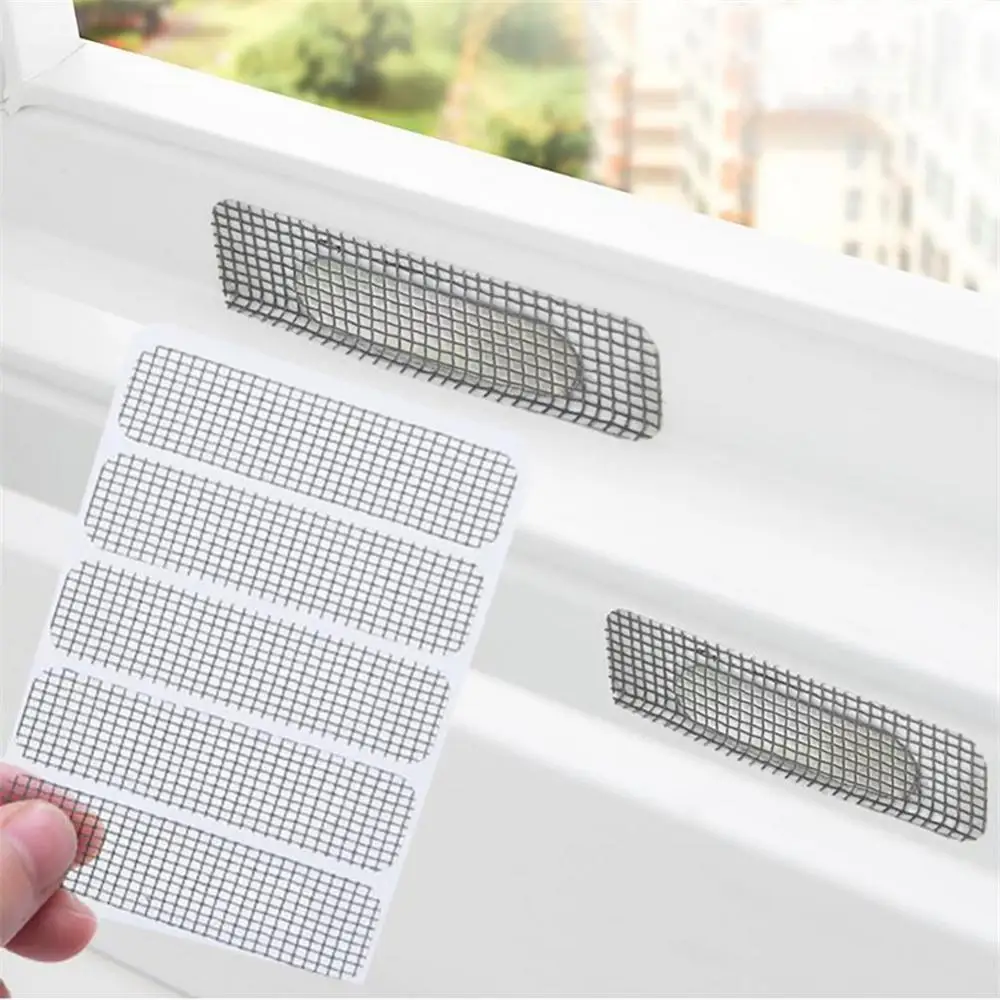 25/20/15/10/5PCS Stickers Broken Door Mosquito Mesh Adhesive Practical Anti-insect Window Screen Repair Patch Repair Accessories