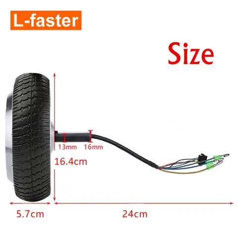 6.5 Inch Brushless Electric Self Balancing Scooter Bike Wheels Hover Board Hub Motor Wheel for Eco-Friendly Transportation