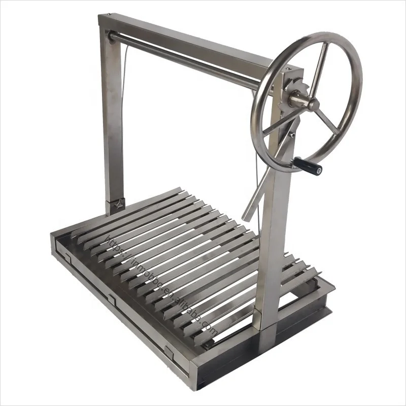 

Встроенный Gaucho Asado Parrilla Brasero из нержавеющей стали, аргентинский уличный гриль Santa Maria Gill Fire Place, аргентинский гриль