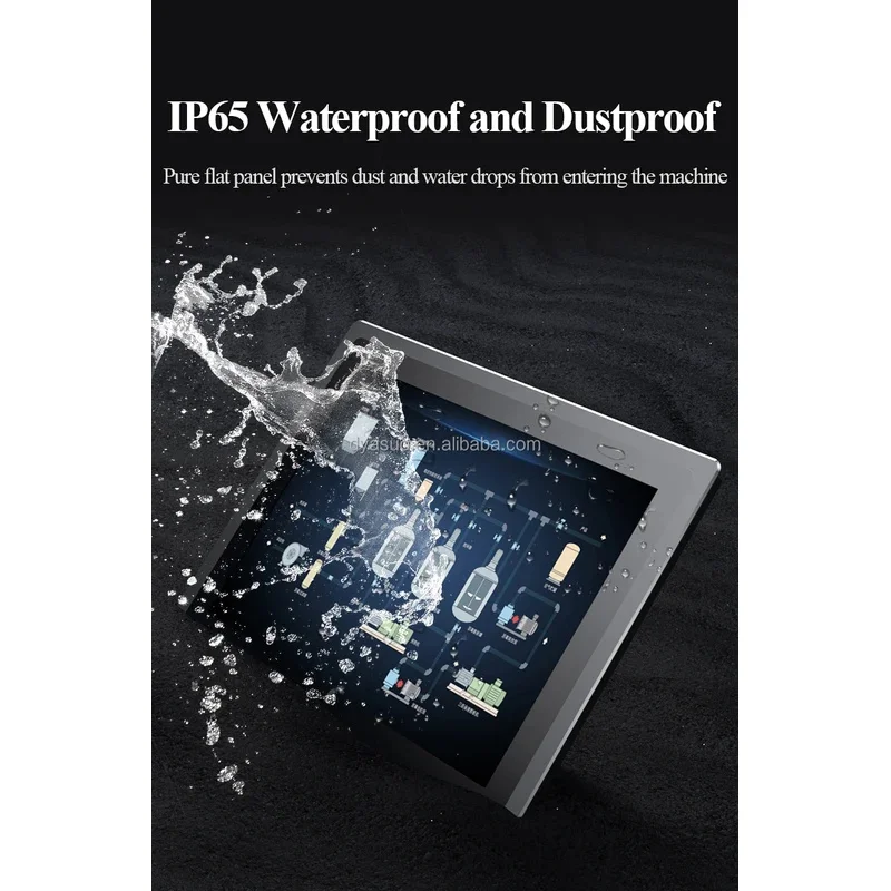 10.1 15 17.3 21,5 pollici Win Linux e Android Touch Screen senza ventola All in One Pannello computer Pc Industriale Rfid Nfc Qr