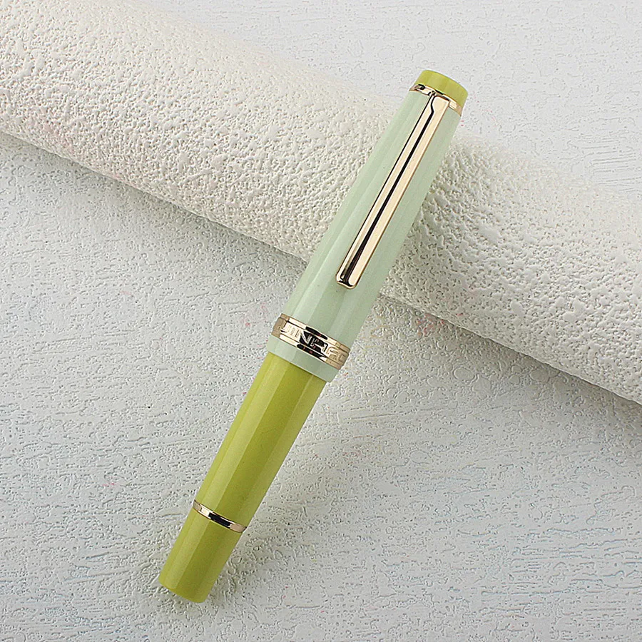 

Jinhao 82, мини-акриловые гладкие чернильные ручки для письма, деревянные бронзовые офисные бизнес-подписи, школьные принадлежности, перьевая ручка для студентов