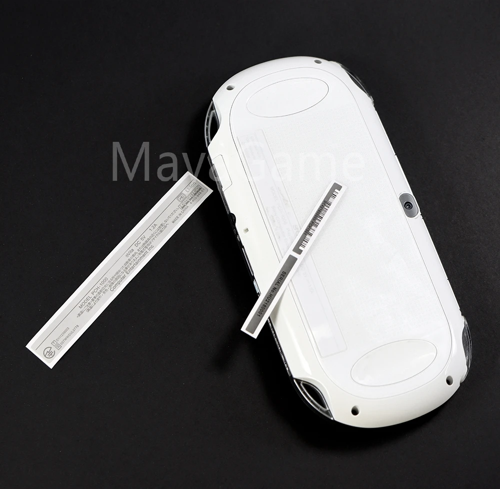 1 zestaw dla PSV 1000 PSV1000 1006 PCH-1000 tylna obudowa etykiety naklejki zamiennik dla PS Vita 1000