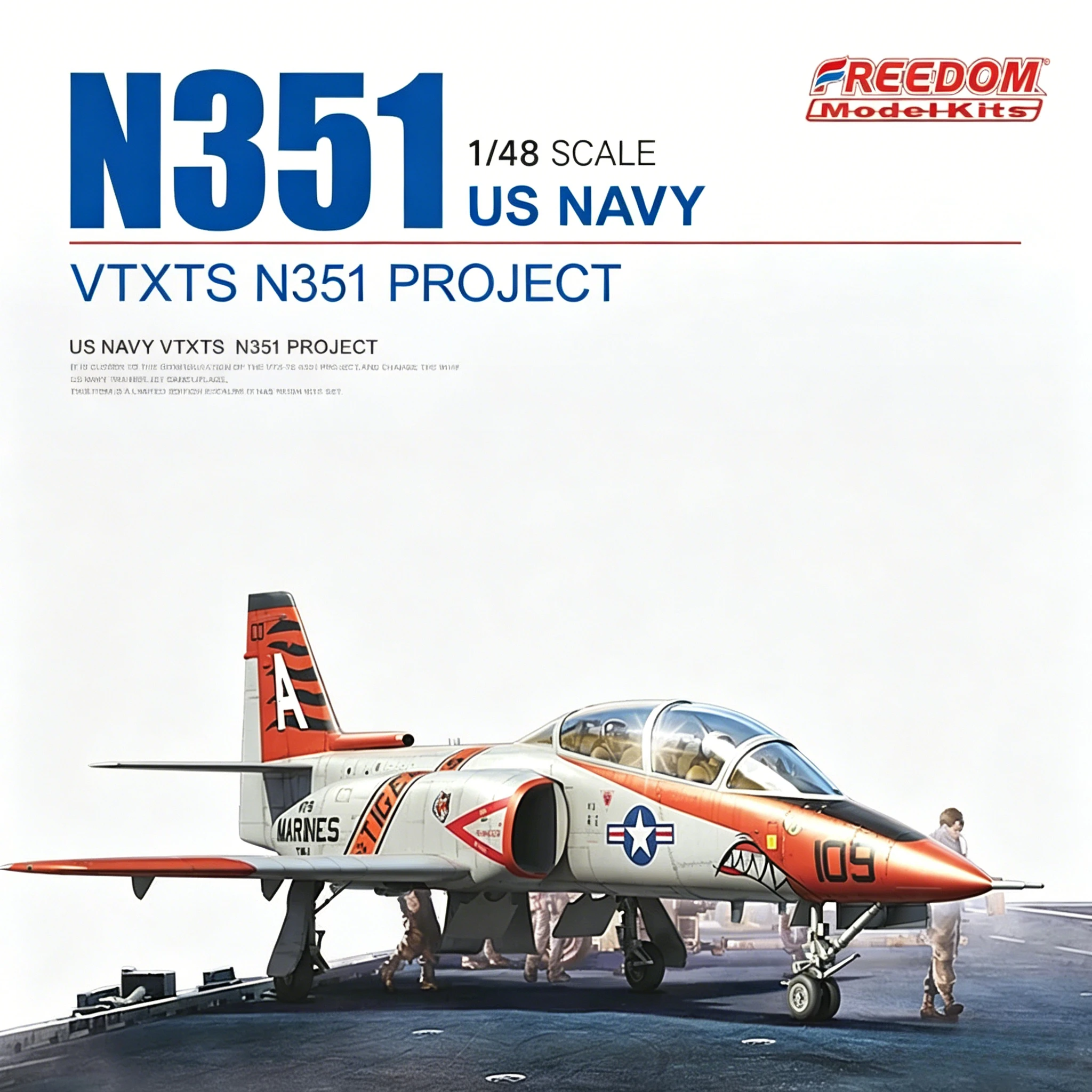 

Freedom model building kits F18022 US N351 Program Trainer Carrier Based Trainer 1/48