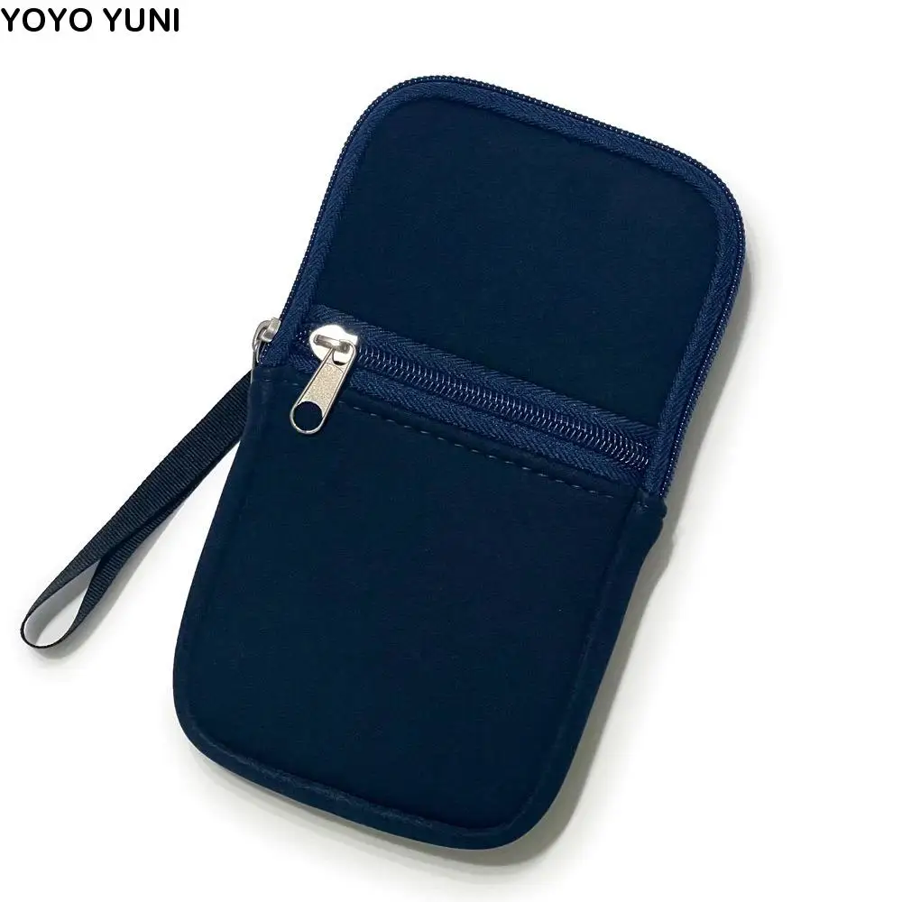 Bolsa de neopreno con cremallera para teléfono, cinturón con asa, funda protectora para teléfono, bolsa para teléfono a prueba de polvo, fuente de alimentación portátil