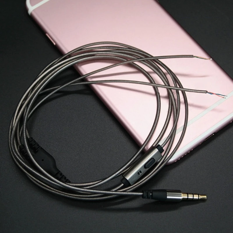 120cm Length DIY Earphone Cable Wire and TPE Lines Repair Wire