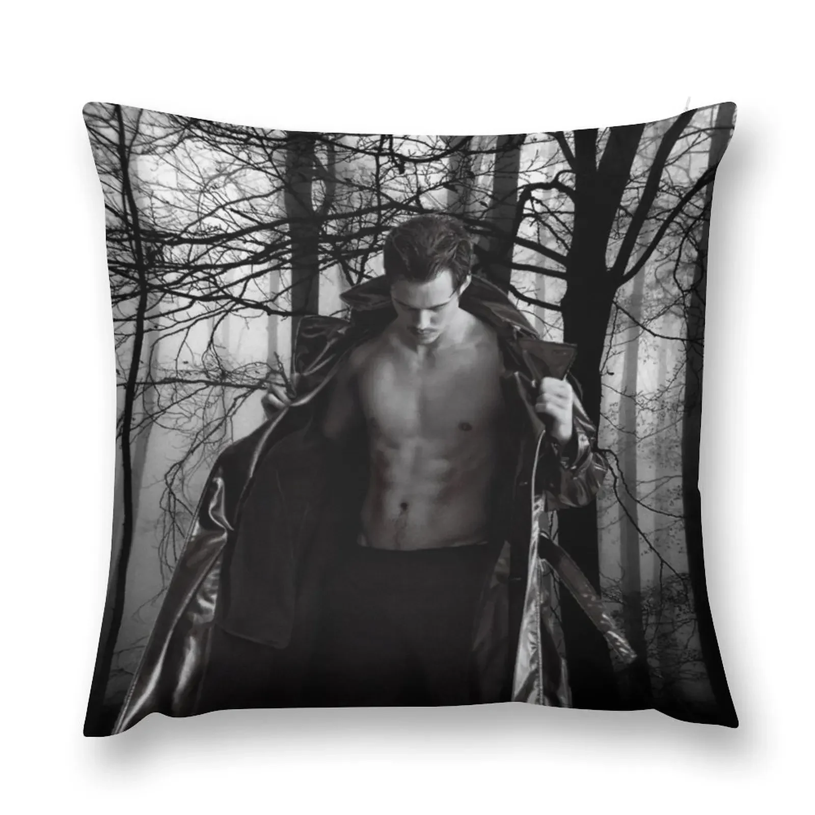 Bill Skarsgard - Prince of Darkness Throw Pillow Pillowcase Cushion anime girl Decorative Cushions pillow