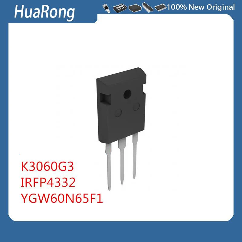 10PCS/LOT    K3060G3  ISL9K3060G3  600V 30A  IRFP4332PBF   IRFP4332   250V 120A   YGW60N65F1   TO-247