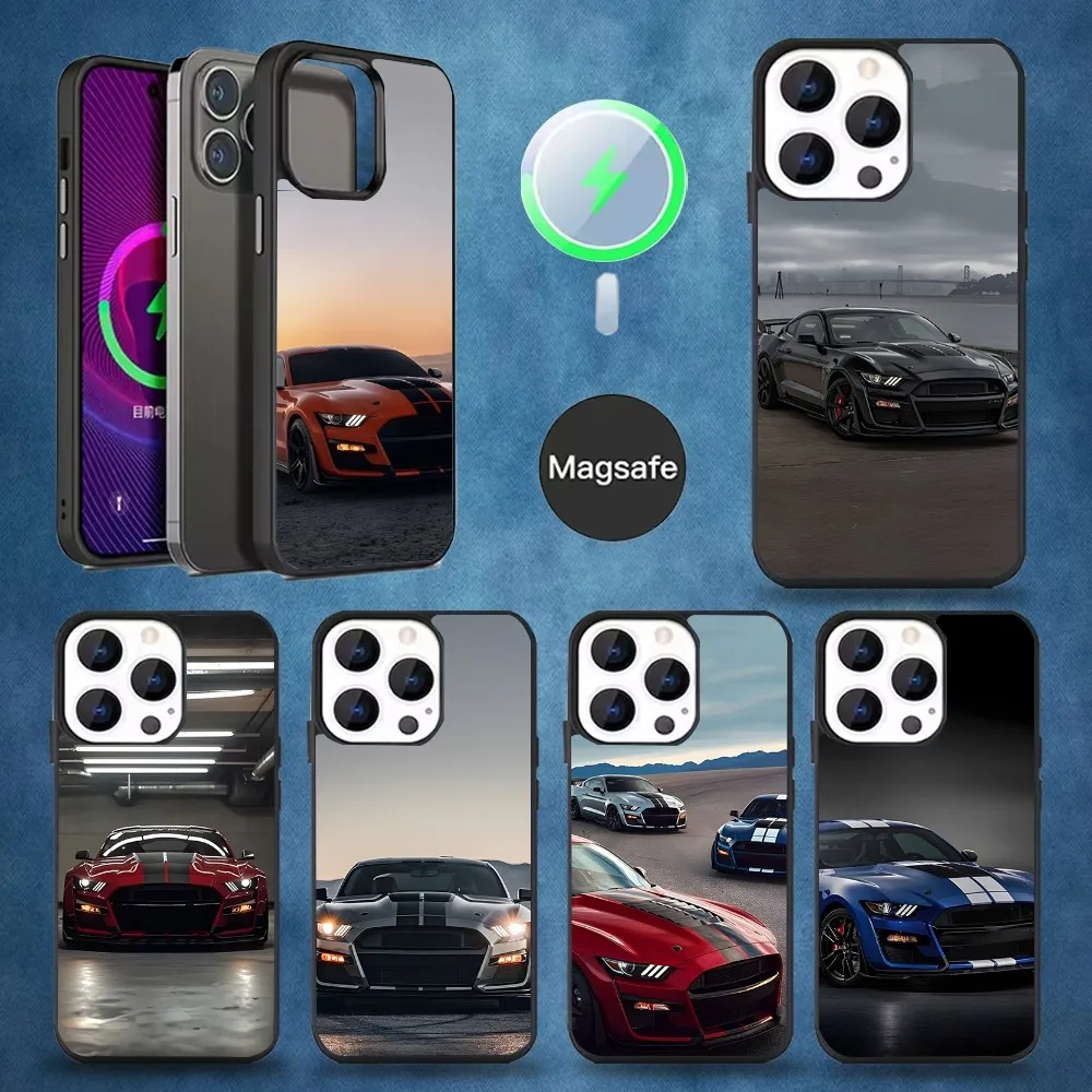 

Car S-ShelbyS-S M-MustangS-S Phone Case For iPhone 16,15,14,13,12,11,Pro,Max,Plus,Mini,Magsafe,Magnetic Wireless Charging Case