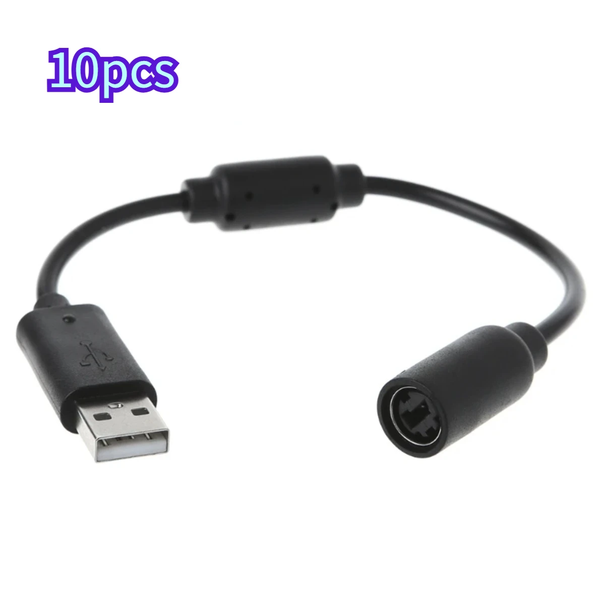 

10 шт. USB-кабель-адаптер для проводных контроллеров Xbox 360, переходник для игровых приставок, сменный шнур 26 см для Xbox 360
