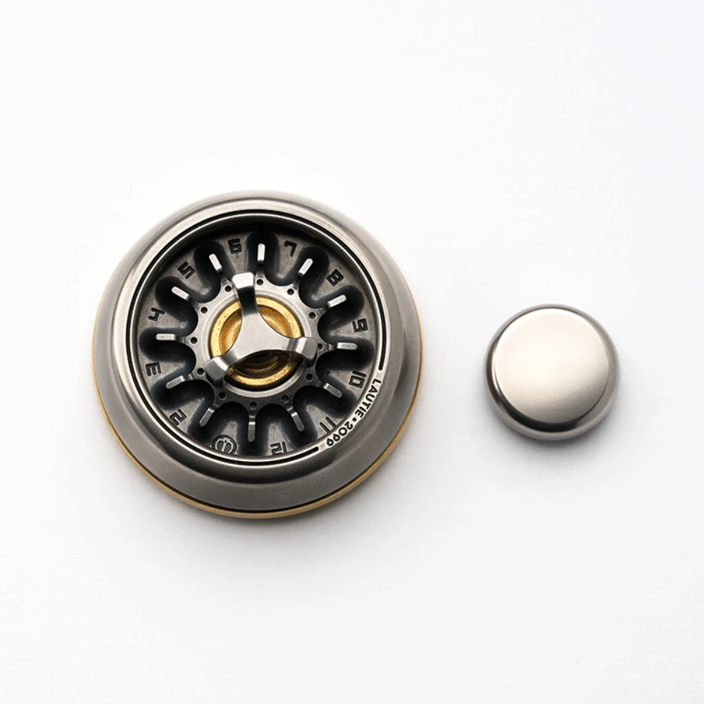 Lutie edc Carnival nano spinner,磁気ルーレット,フィジェット,デスク